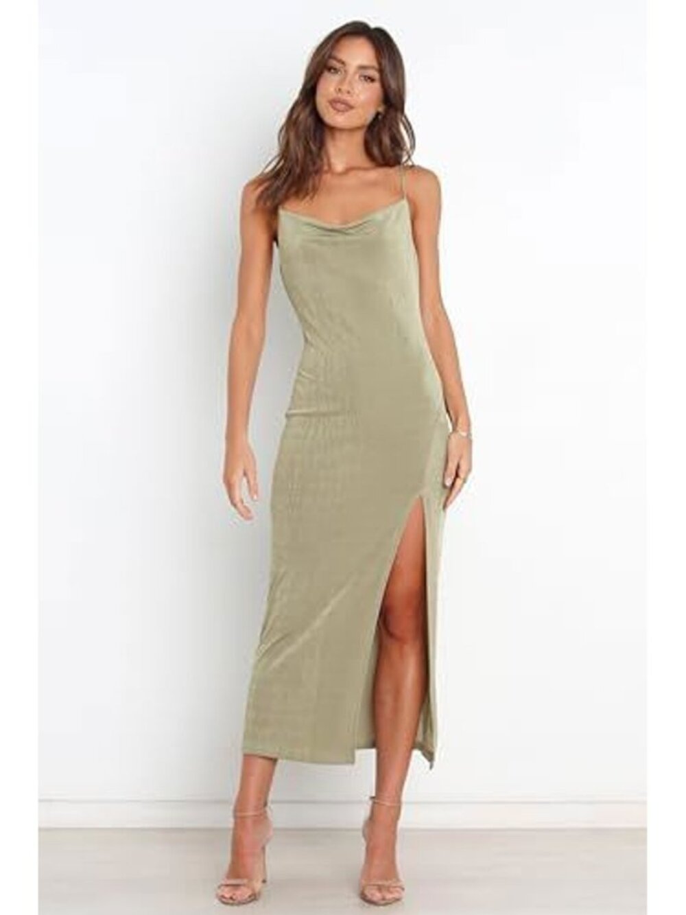Petal & Pup Diani Dress โ Olive, Size 12 - 781